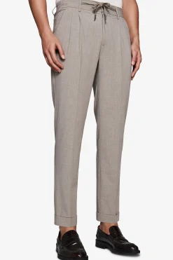 Pantalaccio tela melange tortora
