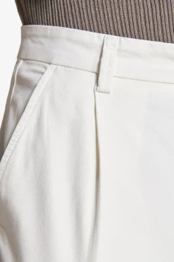 Pantaloni armaturati panna