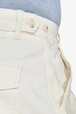 Pantaloni armaturati panna