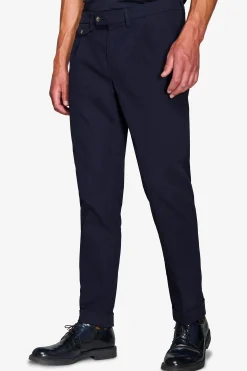 Pantaloni cavalry con taschino blu