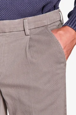 Pantaloni cavalry tortora