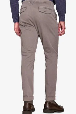 Pantaloni cavalry tortora