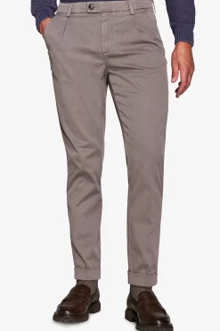 Pantaloni cavalry tortora