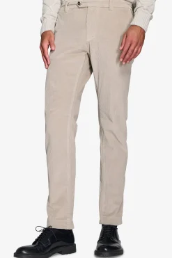 Pantaloni chino in velluto ghiaccio
