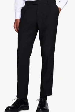 Pantaloni classici con pinces neri