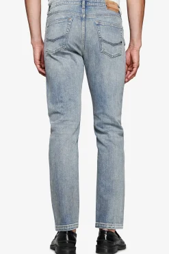 Pantaloni denim blu medio