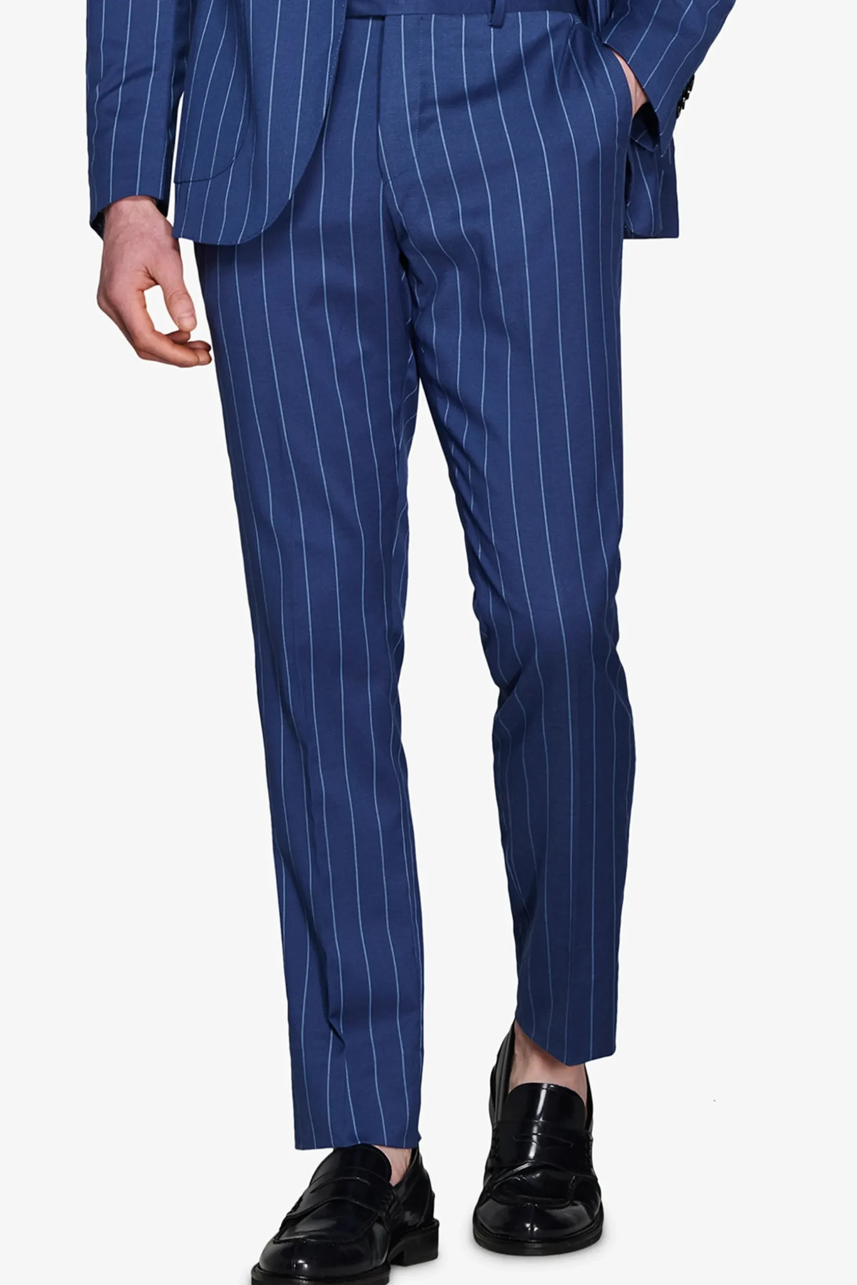 Pantaloni gessati royal