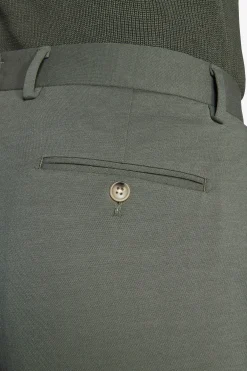Pantaloni jersey stretch verde