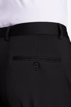 Pantaloni jersey tecnico neri slim