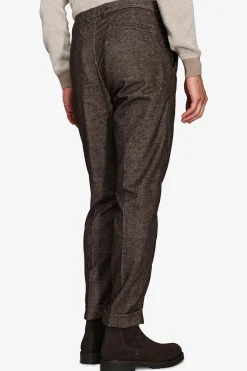 Pantaloni occhio di pernice moro