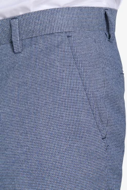 Pantaloni Pied de Poule misto lana avion