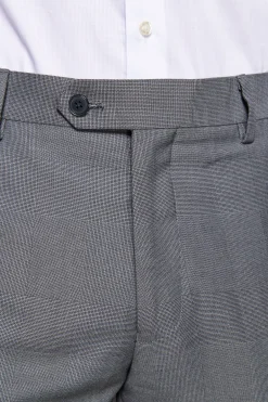 Pantaloni principe di galles grigi