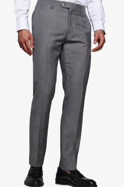 Pantaloni principe di galles grigi
