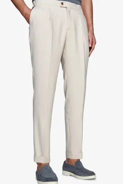 Pantaloni tela armaturati sabbia