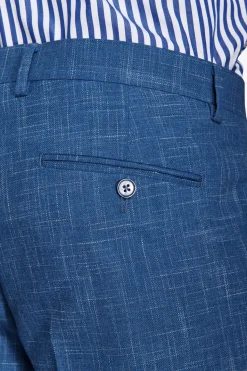 Pantaloni tela fiammata royal
