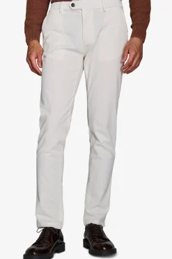 Pantaloni velluto 750 righe bianco