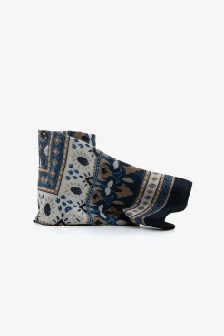 Pashmina disegno floreale blu Kids