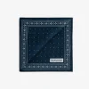 Pochette a pois blu
