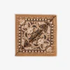 Pochette disegno cashmere ocra