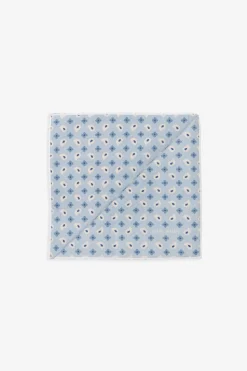 Pochette fantasia cashmere celeste
