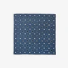Pochette fantasia geometrica blu