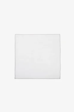 Pochette profili a contrasto bianco