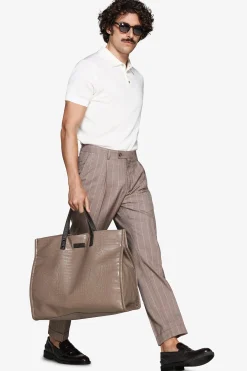Polo in maglia basic in cotone bianca
