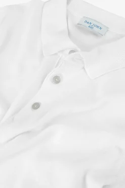 Polo in maglia bianca Kids