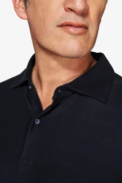 Polo jersey armaturata blu