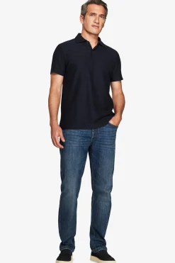 Polo jersey armaturata blu