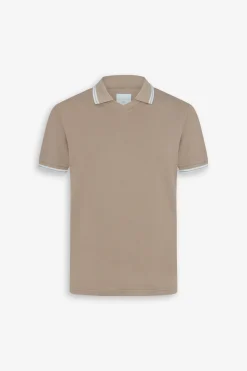 Polo piquet cammello DNJ
