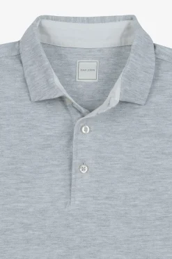 Polo piquet grigio chiaro