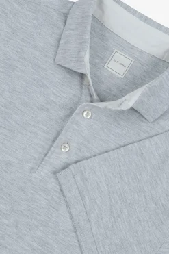 Polo piquet grigio chiaro