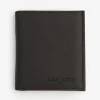 Portafoglio in saffiano moro