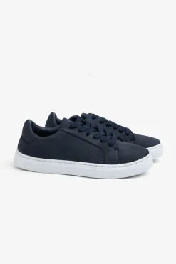 Sneakers in ecosuede blu Kids