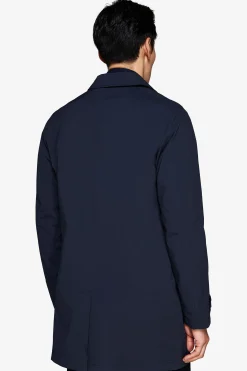 Trench tecnico blu