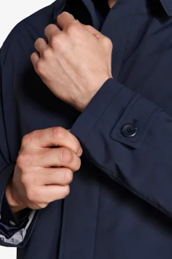 Trench tecnico blu