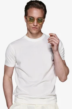 T-shirt armaturata panna
