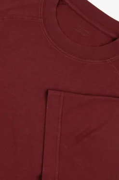 T-shirt jersey raglan mattone