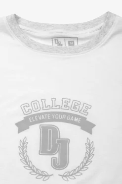 T-shirt logo DNJ off white