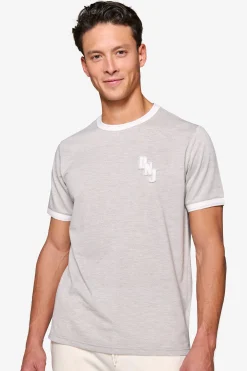 T-shirt piquet DNJ grigio melange